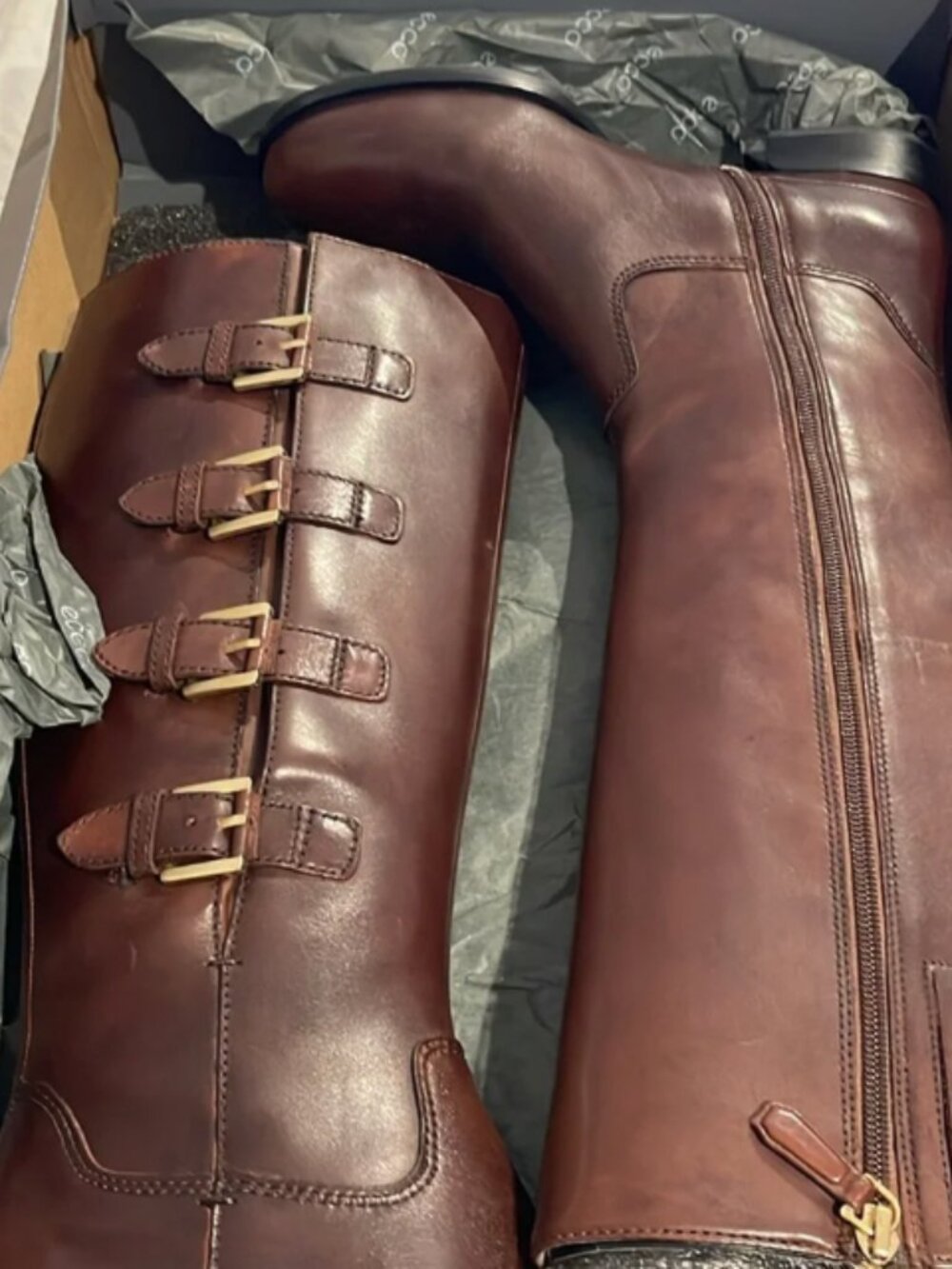 Ecco "Sullivan" Riding Boots - MISMATCHED Sizes UK 38 & 39 - NWT